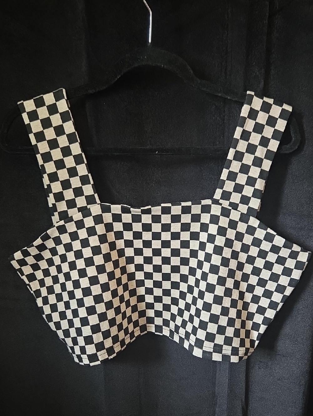 NWT Dressed In Lala Checkered Top